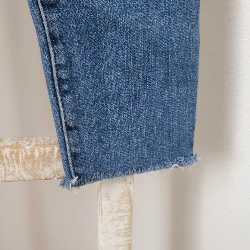 Frame Denim Le High Skinny High Waist Crop In Hazelwood Sz 25 - Picture 5 of 11